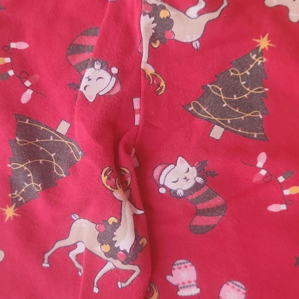 The Children's Place Festive Leggings Set Christmas And Fall 3T